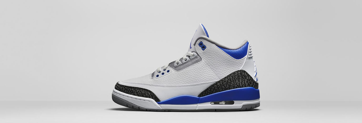 Air Jordan 3 Retro 'Racer Blue' CT8532-145- JD Sports US
