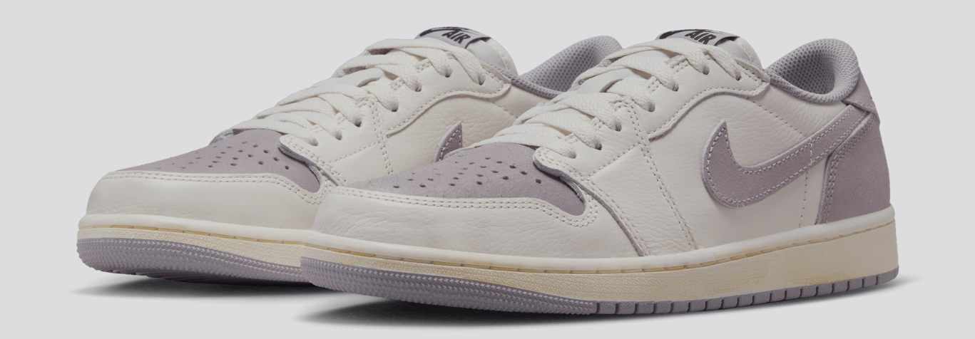 エア ジョーダン1 LOW Atmosphere Grey The Air Jordan 1 Low Retro 'Atmosphere Grey' - JD Sports US